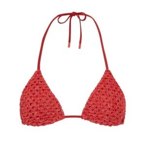 triangl swimwear Vinca Tage Crochet Triangle Bikini Top